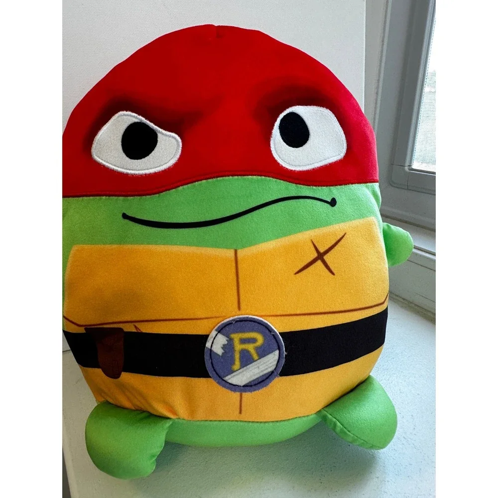 Mattel TMNT Mutant Mayhem Raphael Plush 12 Inch Red Mask HRC93 2023 Movie Toy